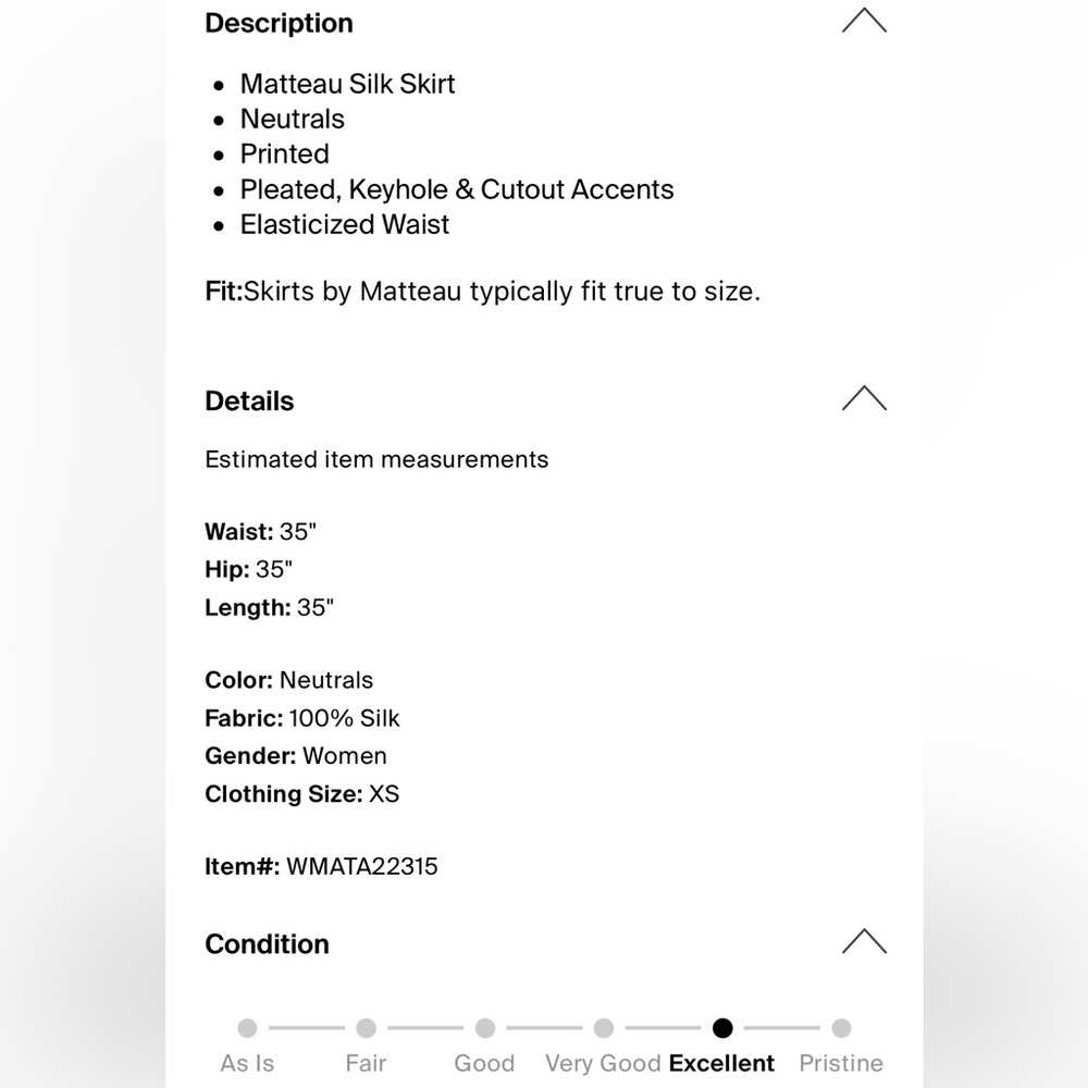 Matteau Silk Maxi Skirt - Picture 6 of 6